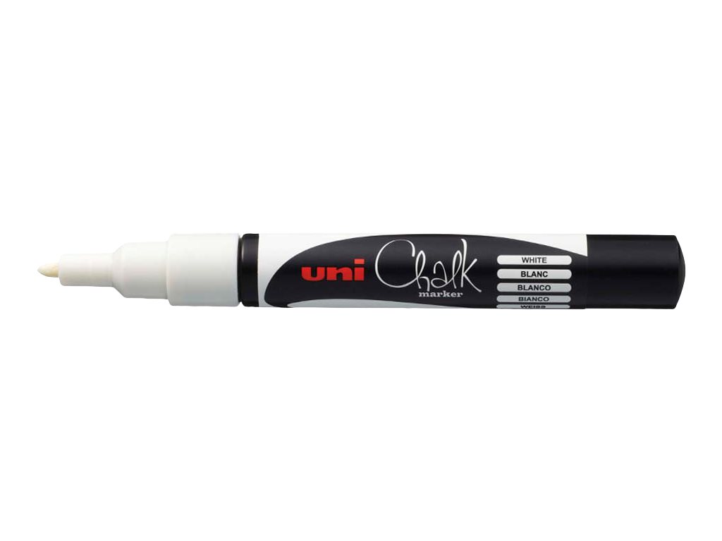uni-ball uni Chalk PWE-3MS Kreidemarker weiss 1,0 mm, 1 St. uni-ball uni Chalk PWE-3MS Kreidemarker weiss 1,0 mm, 1 St.