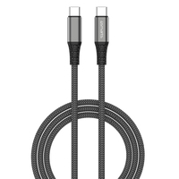 4smarts USB-C auf USB-C Kabel PremiumCord 100W 3m schwarz