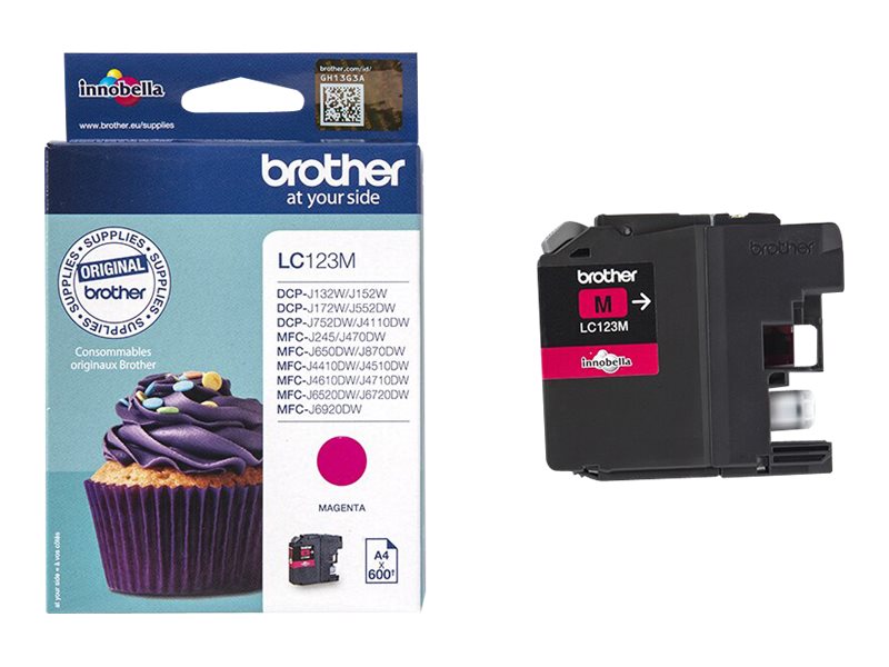 Brother Tinte LC-123M magenta