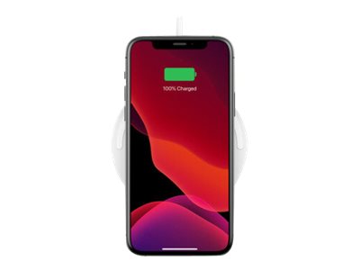 10W Wireless Charging Pad mit Micro-USB Kabel & NT weiß 10W Wireless Charging Pad mit Micro-USB Kabel & NT weiß