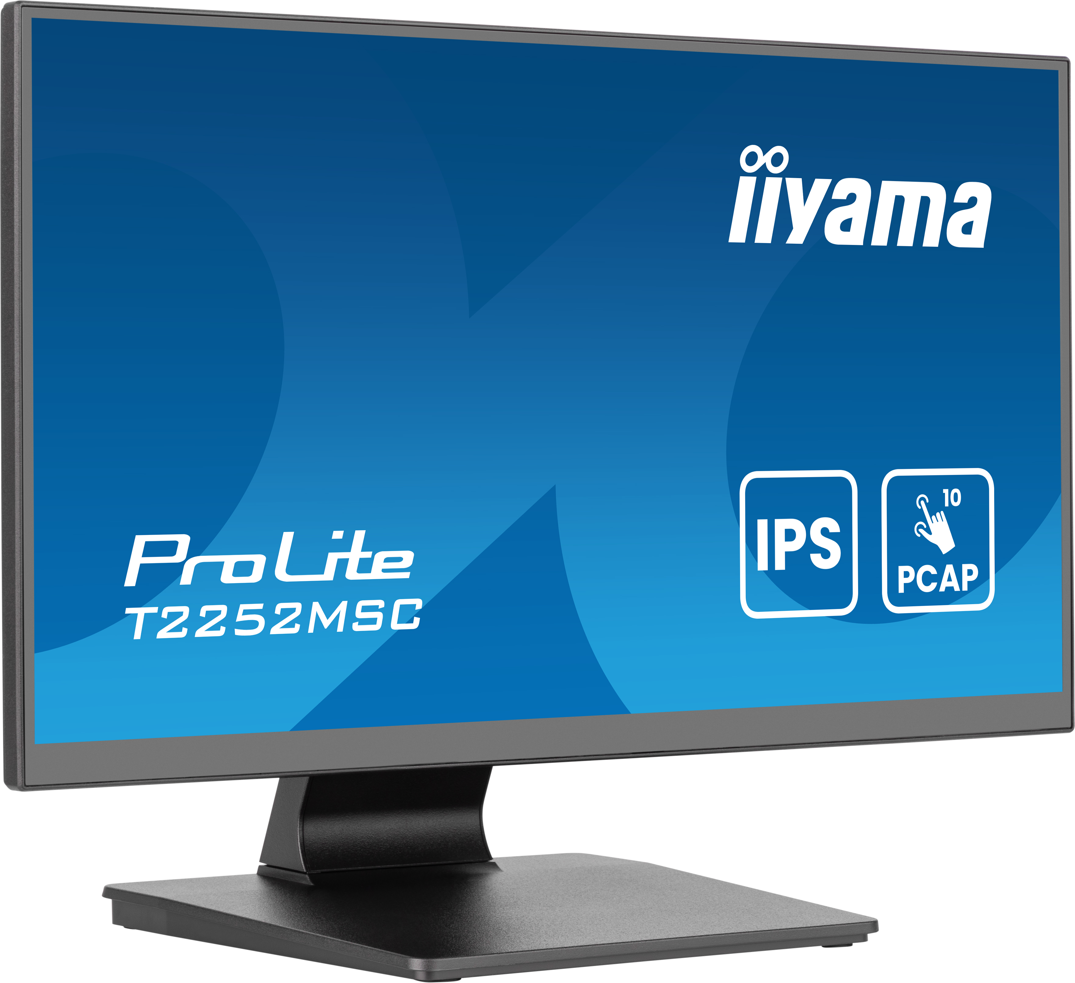 IIYAMA T2252MSCB2AG 54,61cm 21,5Zoll IPS Bonded PCAP 10P Touch with AG and AntiFinger print coating 1920x1080 Flat Bezel