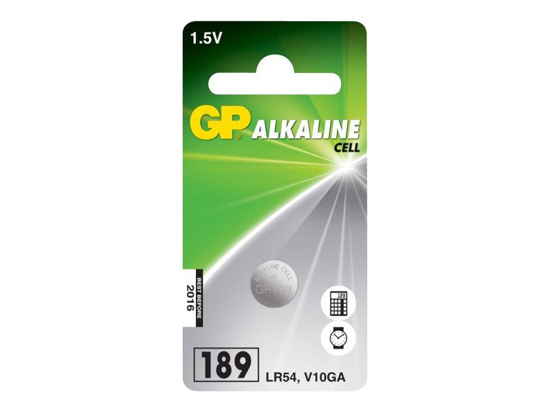 GP Knopfzelle V 10 GA/LR54 1,5 V GP Knopfzelle V 10 GA/LR54 1,5 V