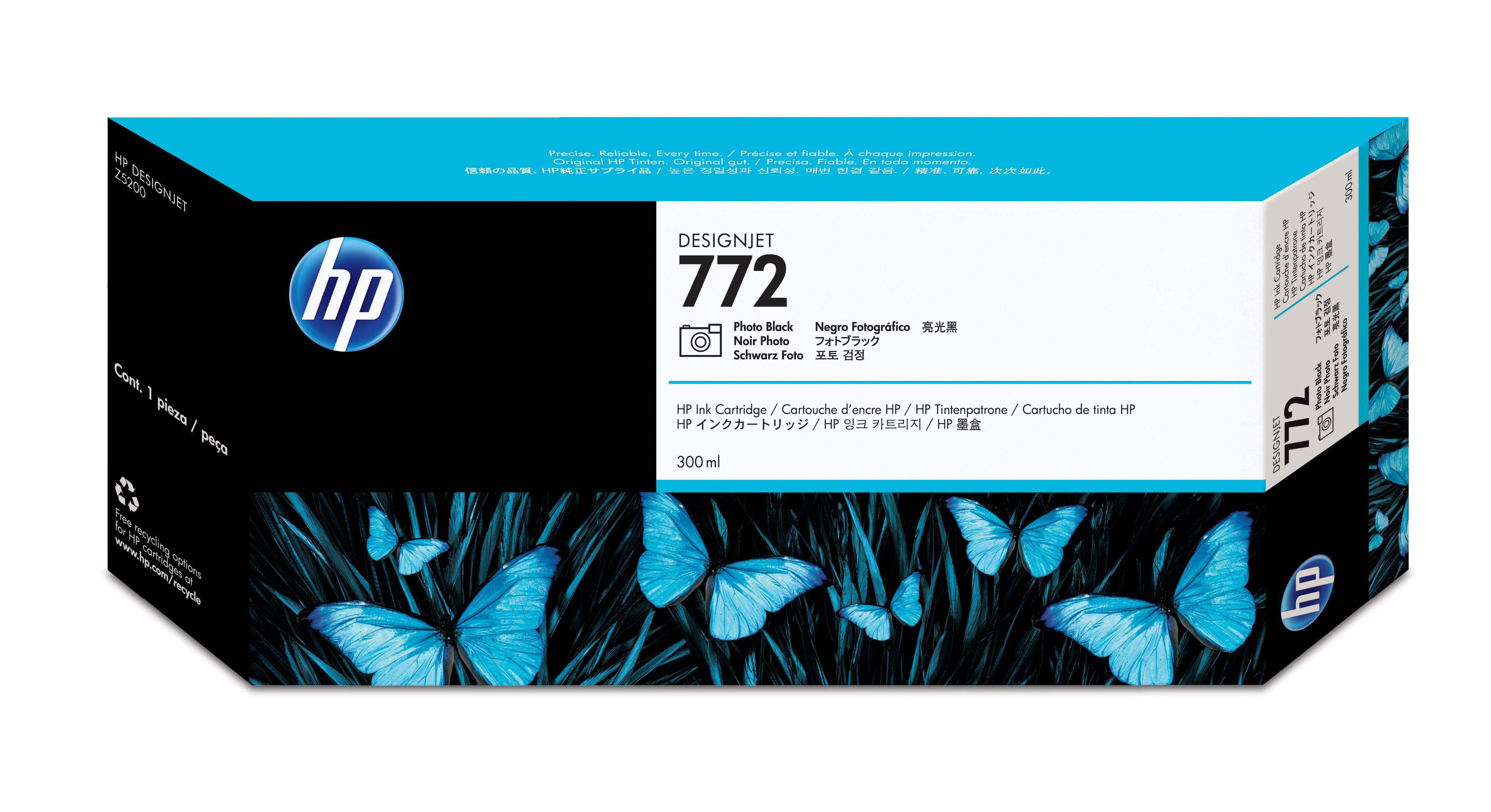 HP 772 original Ink cartridge CN633A photo black standard capacity 300ml 1pack