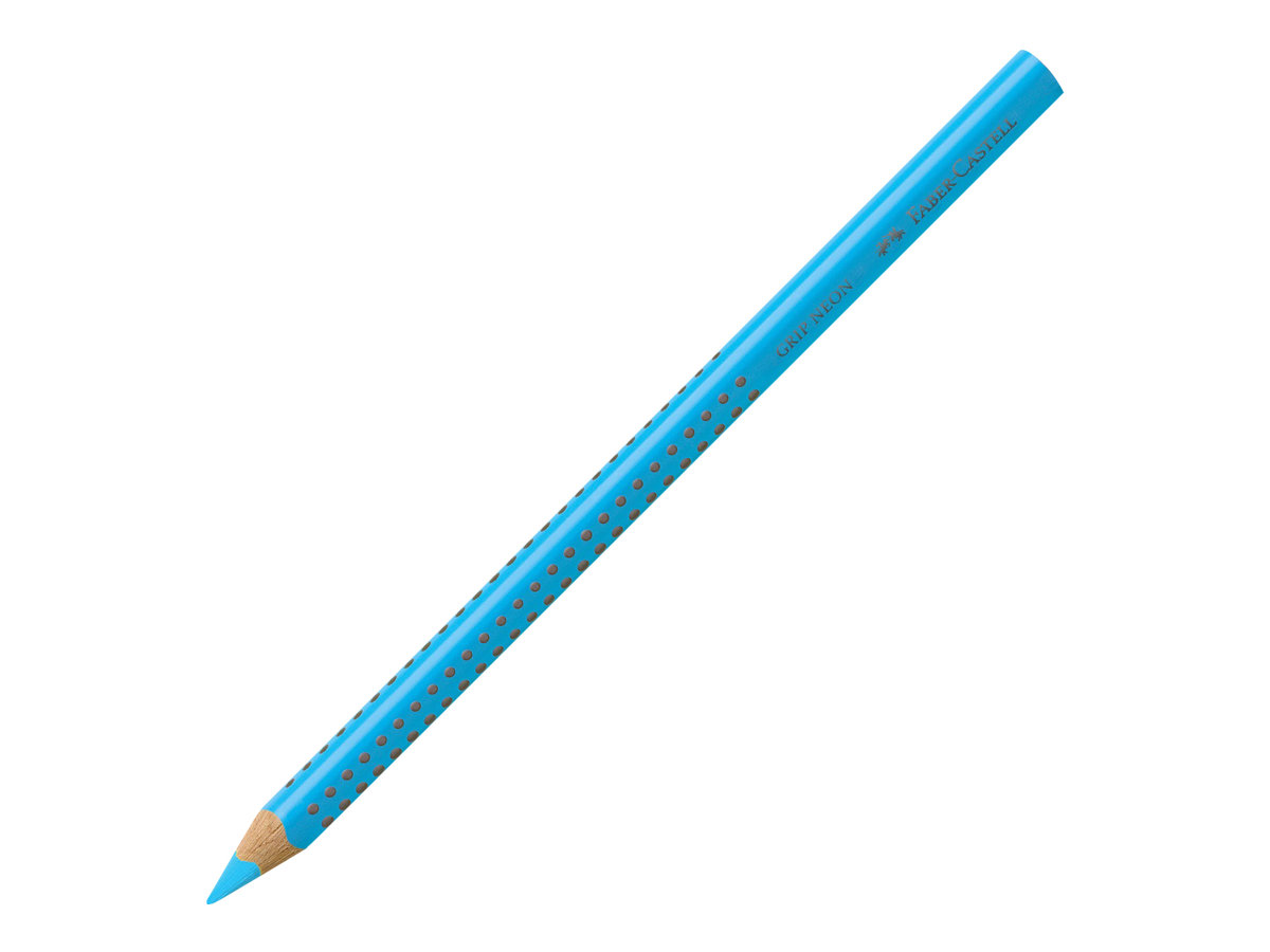 FABERCASTELL Jumbo Grip neon Buntstift blau, 1 St