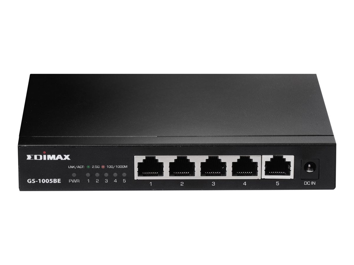 Edimax GS-1005BE 2,5-Gigabit-Switch mit 5 Ports lueferlos Edimax GS-1005BE 2,5-Gigabit-Switch mit 5 Ports lueferlos