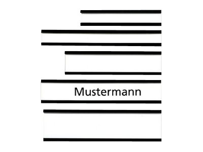 Franken Etikettenhalter magnetisch 7,5 x 4,0 cm braun