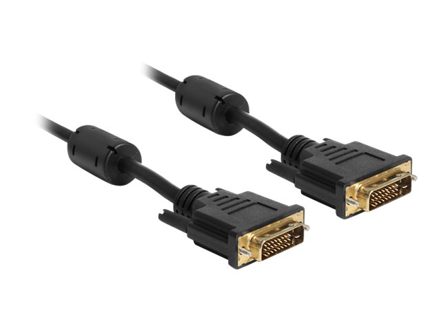 Delock Kabel DVI 24+1 Stecker > DVI 24+1 Stecker 3 m schwarz Delock Kabel DVI 24+1 Stecker > DVI 24+1 Stecker 3 m schwarz