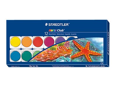 STAEDTLER Wasserfarbkasten 12 Farben