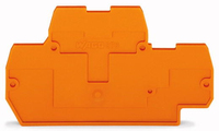 Wago Abschluss-/Zwischenplatte 2mm dick orange Wago Abschluss-/Zwischenplatte 2mm dick orange