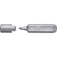 FABER-CASTELL TL 46 Textmarker silber, 1 St. FABER-CASTELL TL 46 Textmarker silber, 1 St.