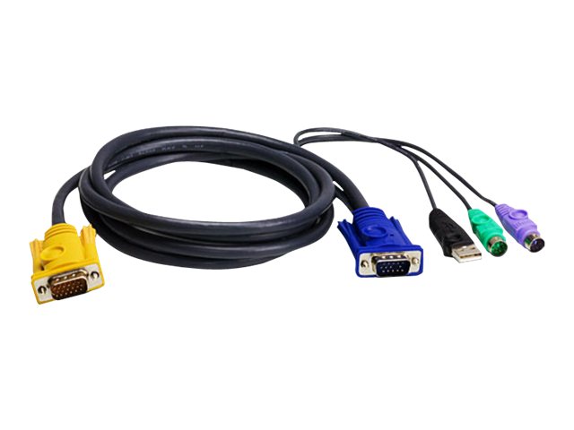 KAB ATEN 2L5302UP Tastatur Video Maus KVM Kabel 18 m