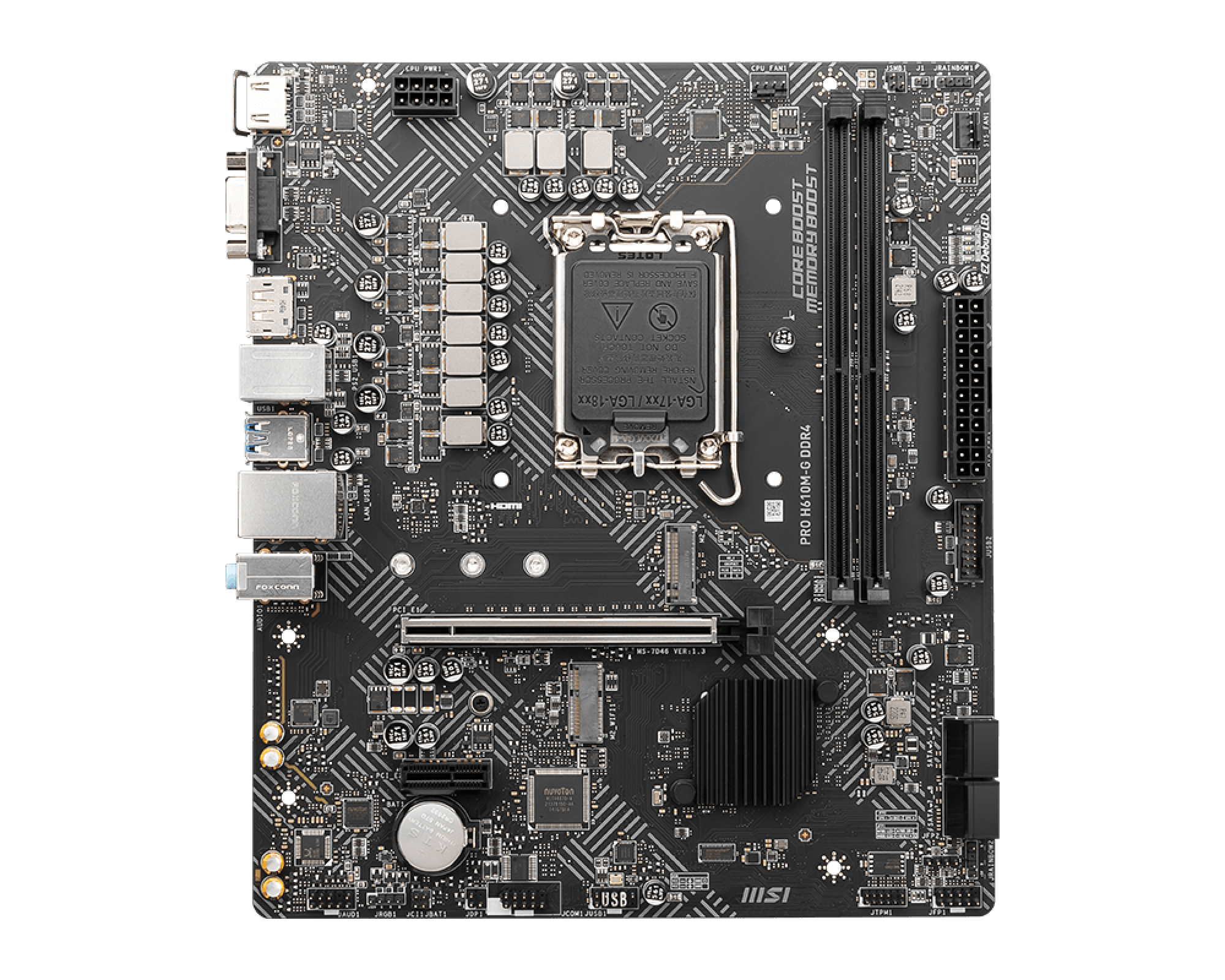 MSI PRO H610MG LGA1700 2xDDR4 1xM2 4xSATA
