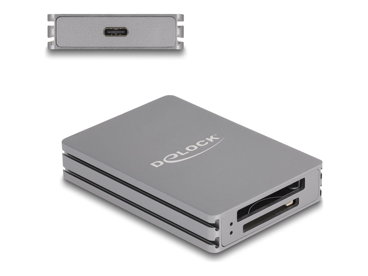 Delock USB Type-C? Card Reader f?r SD und CFexpress Typ B Speicherkarten