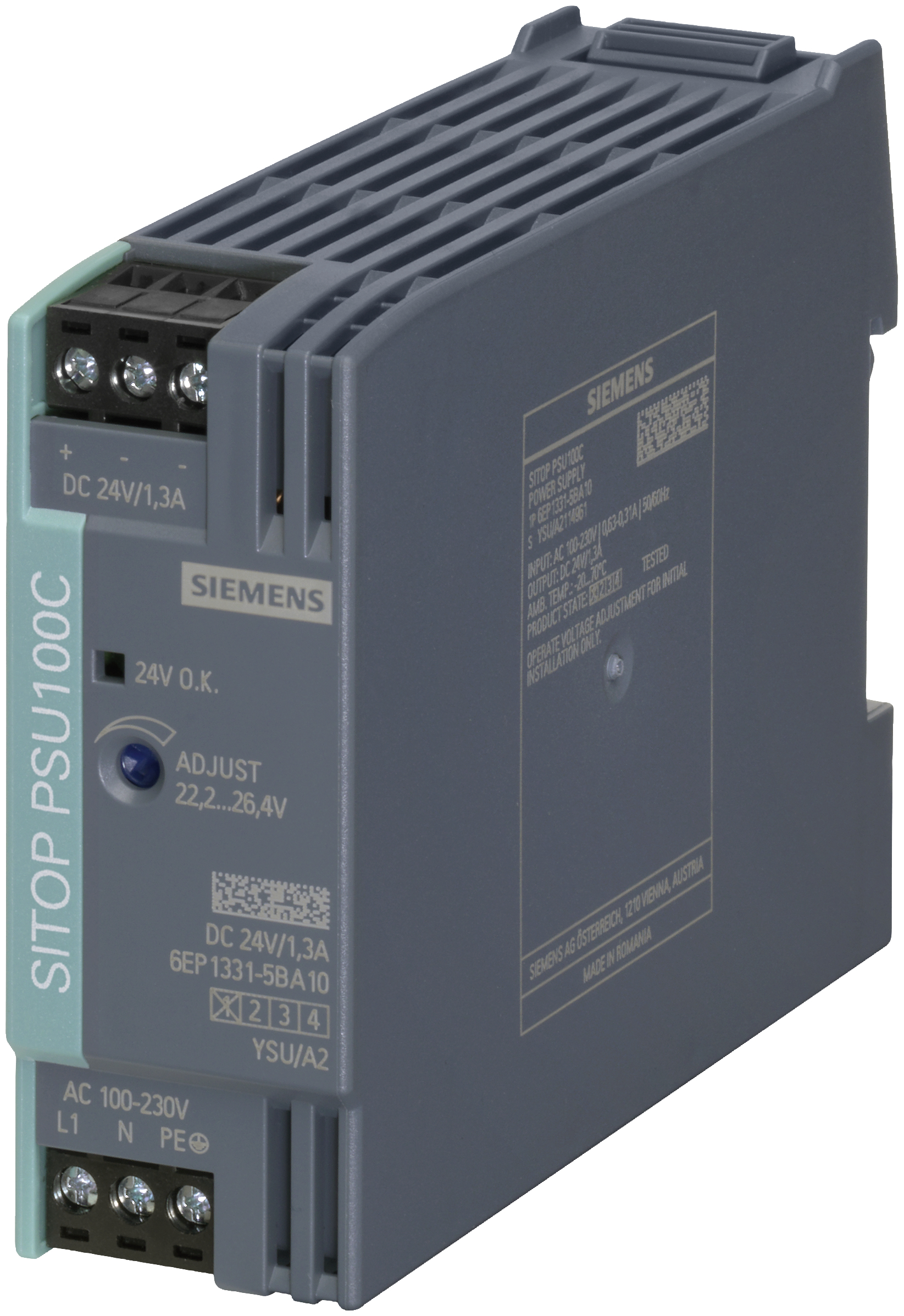 Siemens Stromversorgung 6EP1331-5BA10 PSU100C SITOP 24V/1,3A