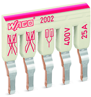 Wago Schachtelbruecke 2002-475 5fach lichtgrau Wago Schachtelbruecke 2002-475 5fach lichtgrau