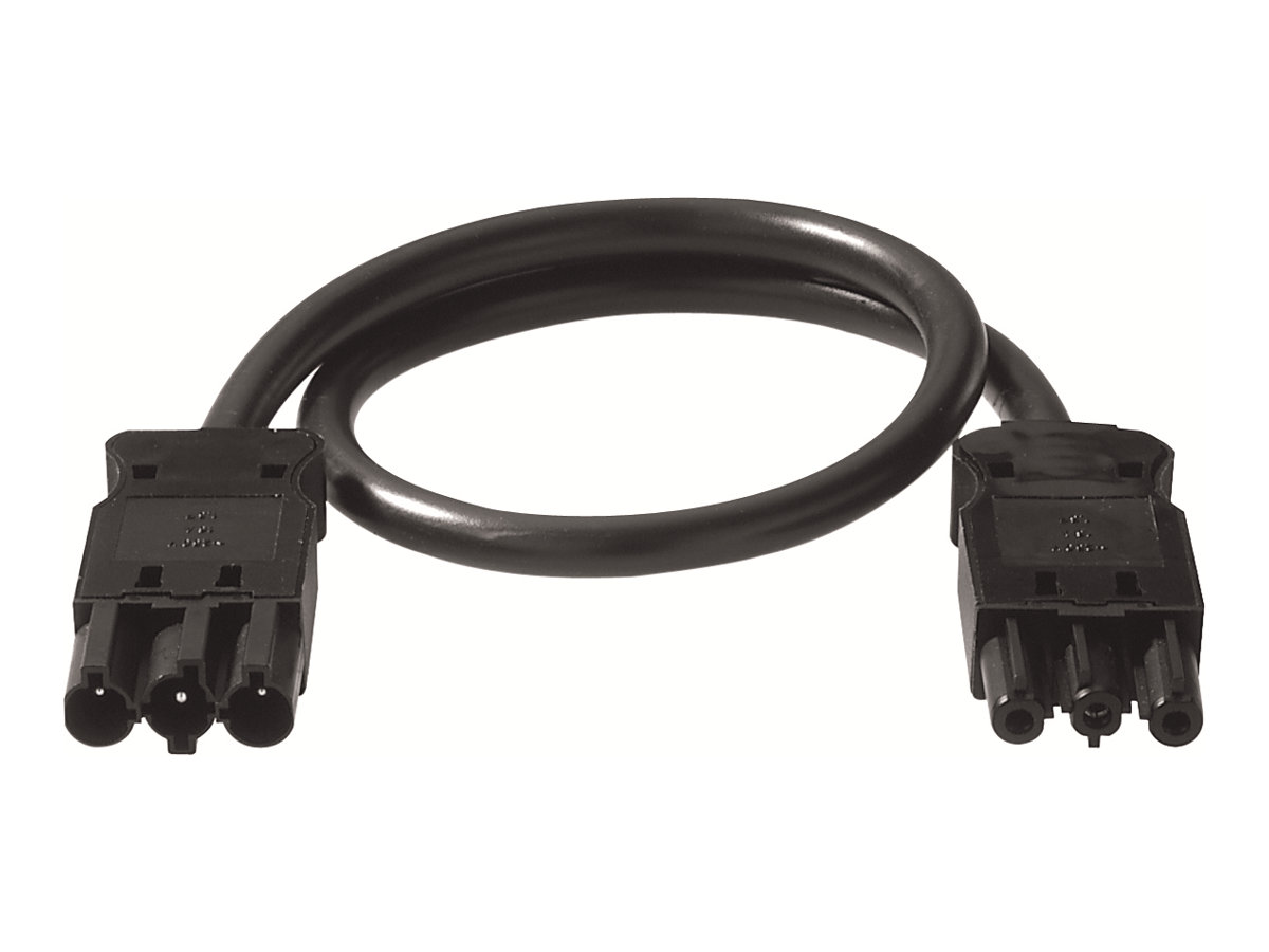 Bachmann Spannungsversorgungs‑Verlängerungskabel GST18i3 (S) schwarz 3 m