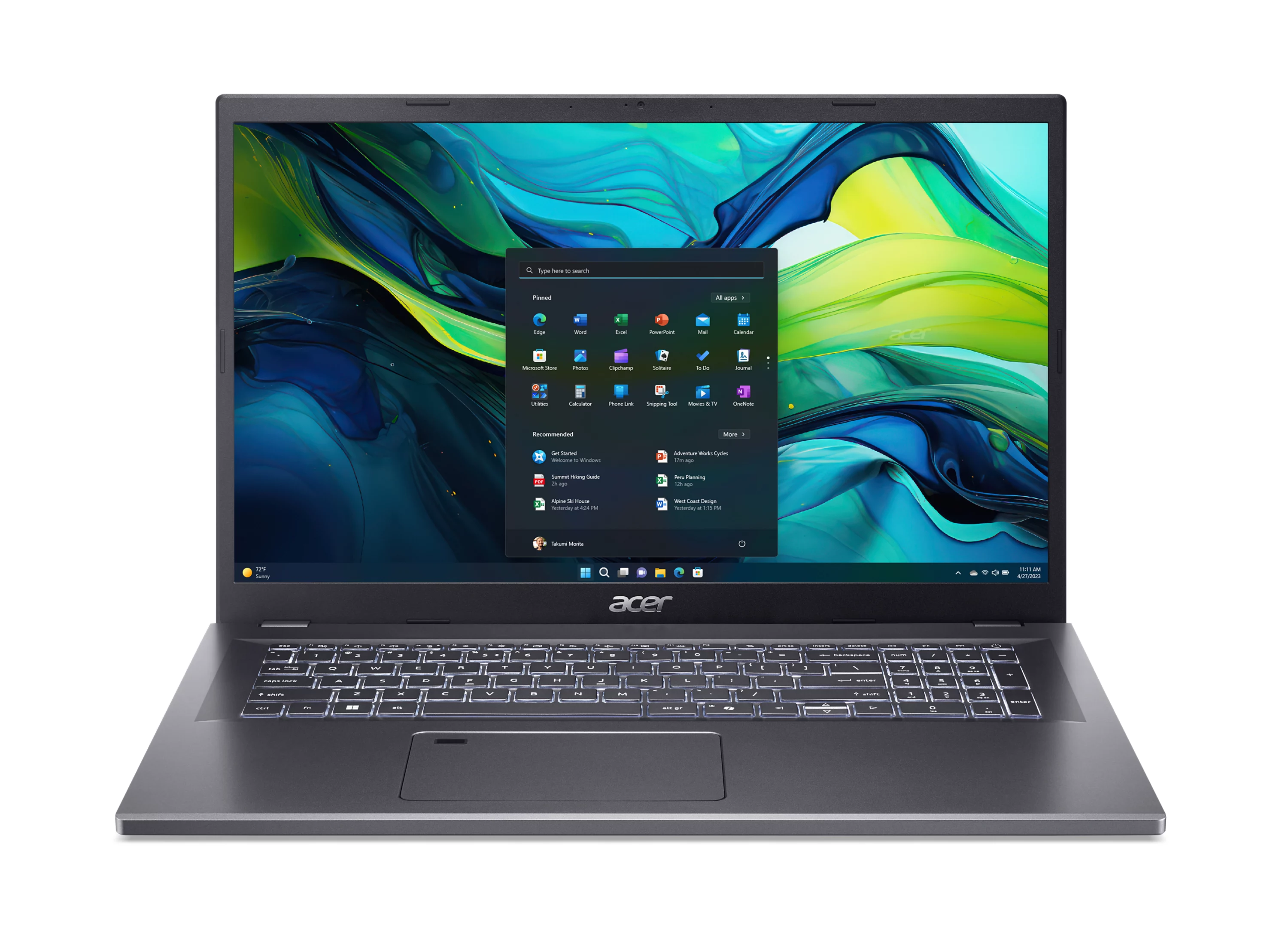 Acer Aspire 17 A17-51M 17,3 Zoll Intel Core 7 150U 16 GB 1 TB SSD