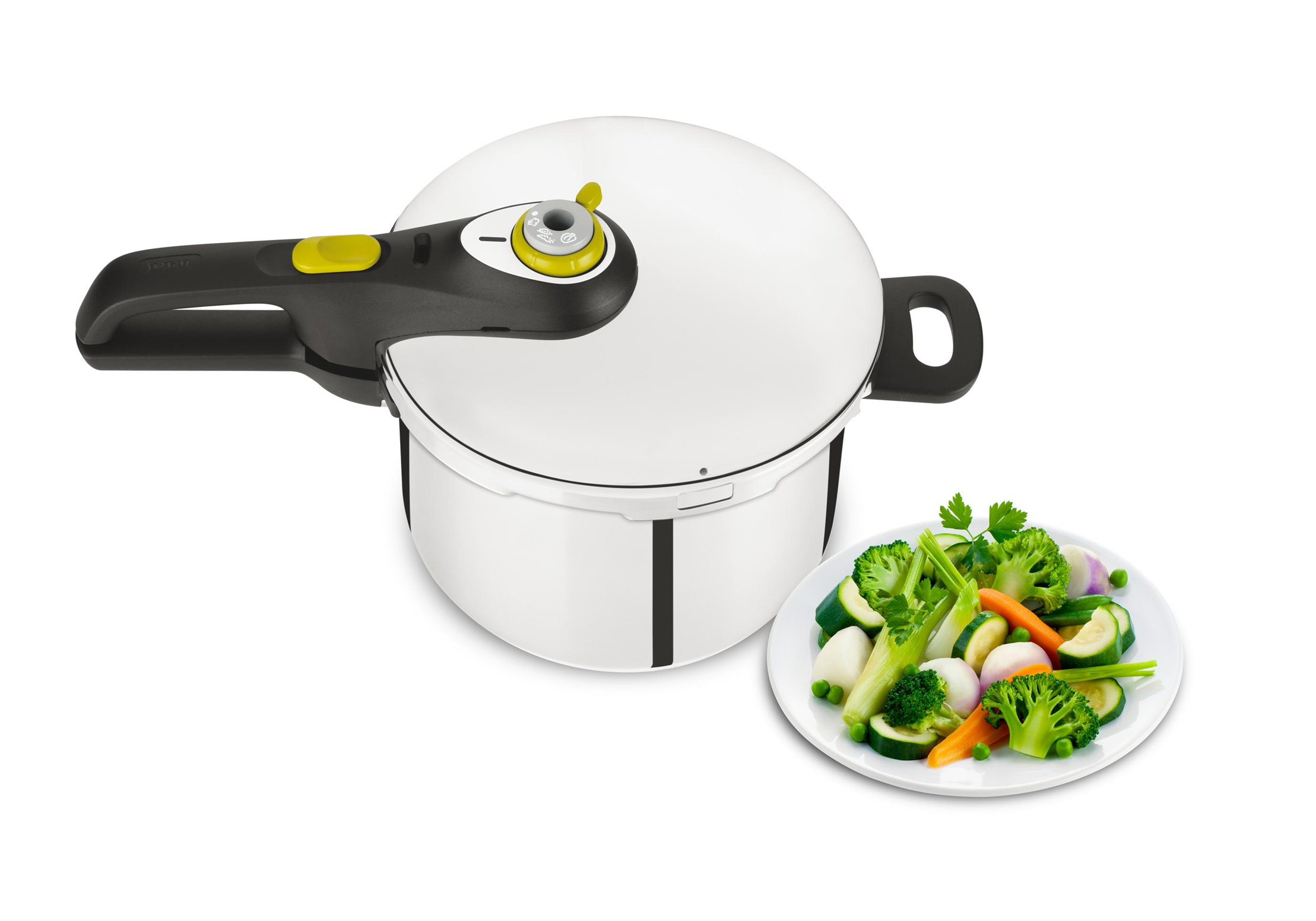 TEFAL P25307 Dampfkochtopf mit Deckel 6 l