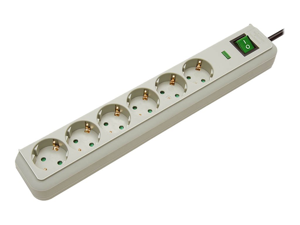 Brennenstuhl Eco-Line 13.500A ?SS 6-fach lichtgrau, 1,5 m Brennenstuhl Eco-Line 13.500A ?SS 6-fach lichtgrau, 1,5 m