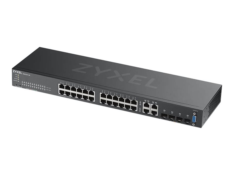 ZYXEL GS2220-28 EU region 24-port GbE L2 Switch with GbE Uplink 1 year NCC Pro pack license bundled ZYXEL GS2220-28 EU region 24-port GbE L2 Switch with GbE Uplink 1 year NCC Pro pack license bundled