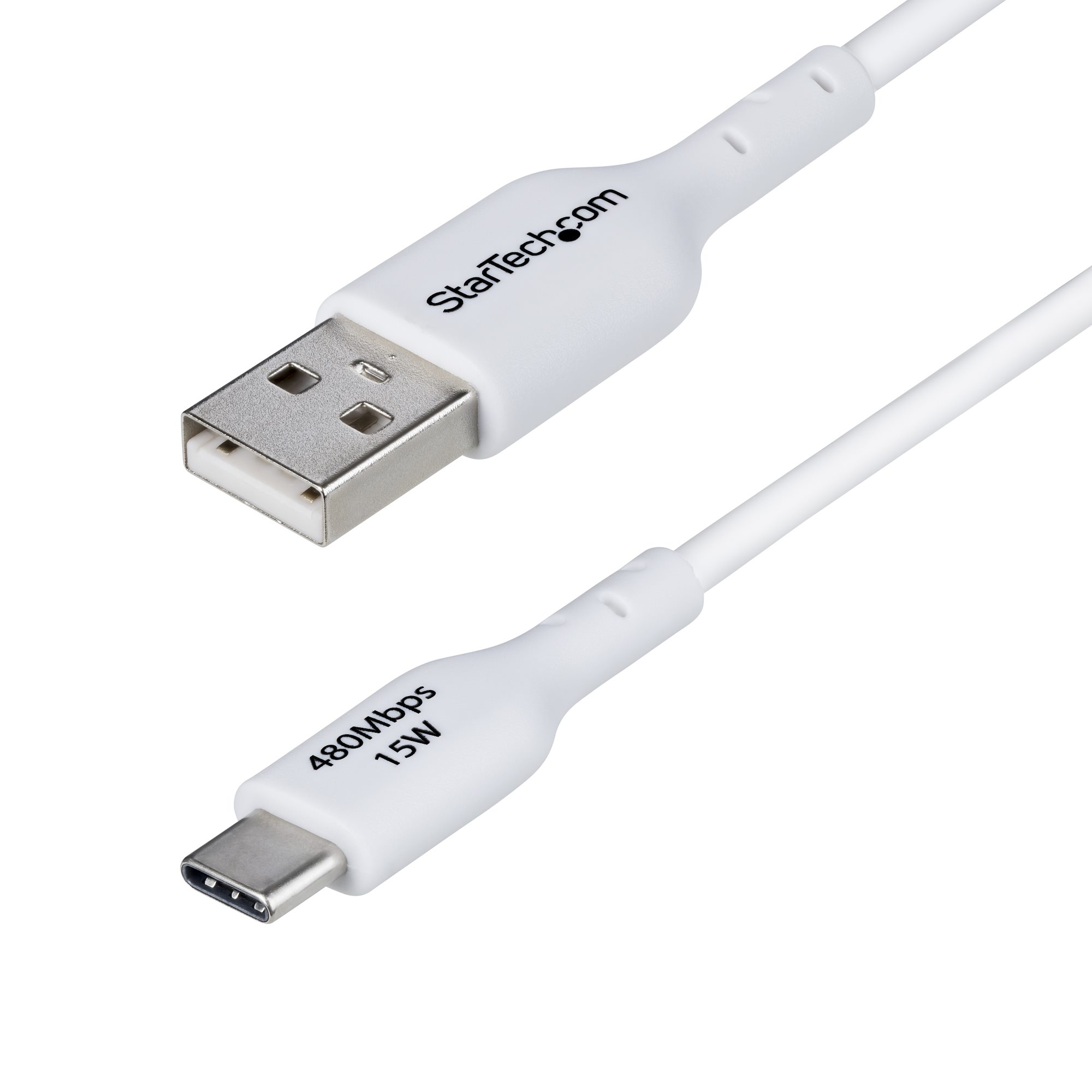 StarTech.com USB-A to USB-C Kabel 1 m 3 A Weiß