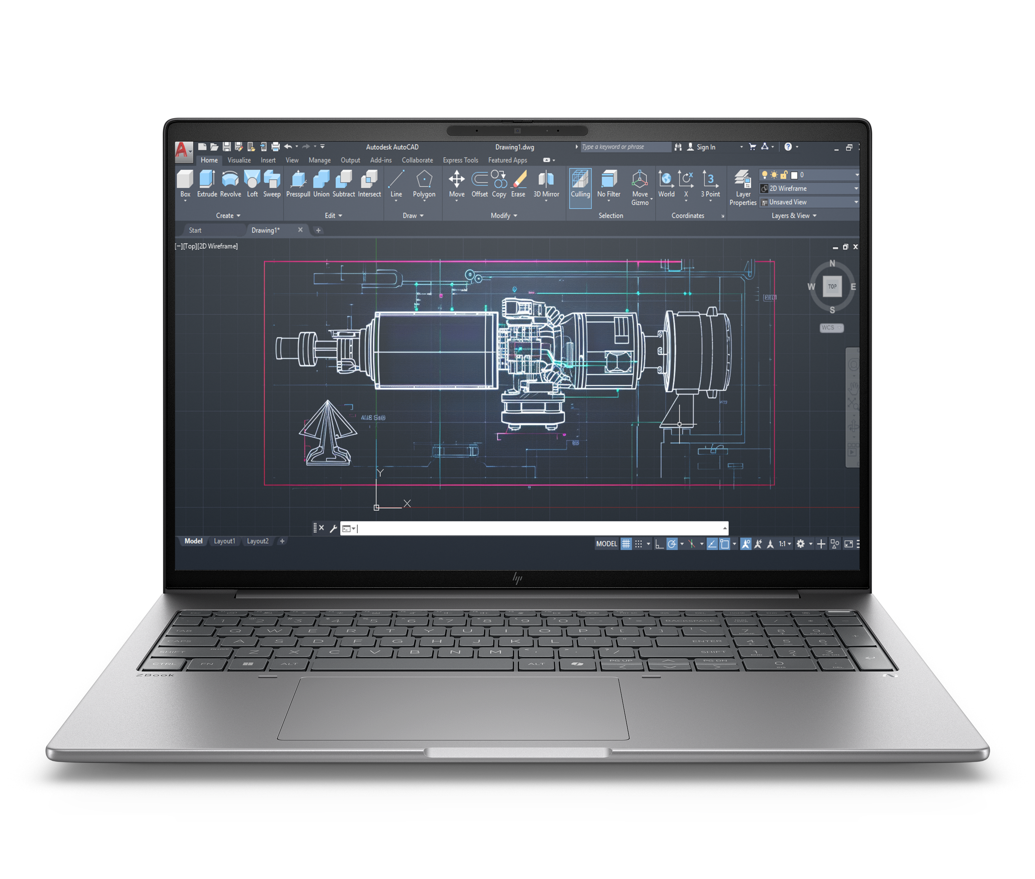 HP ZBook 8 G1i Core Ultra 7 255H 32GB 1TB SSD 16 Zoll
