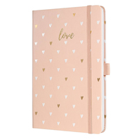 SIGEL Notizbuch Jolie® ca. DIN A5 liniert, rose/gold/weiss Hardcover 174 Seiten SIGEL Notizbuch Jolie® ca. DIN A5 liniert, rose/gold/weiss Hardcover 174 Seiten