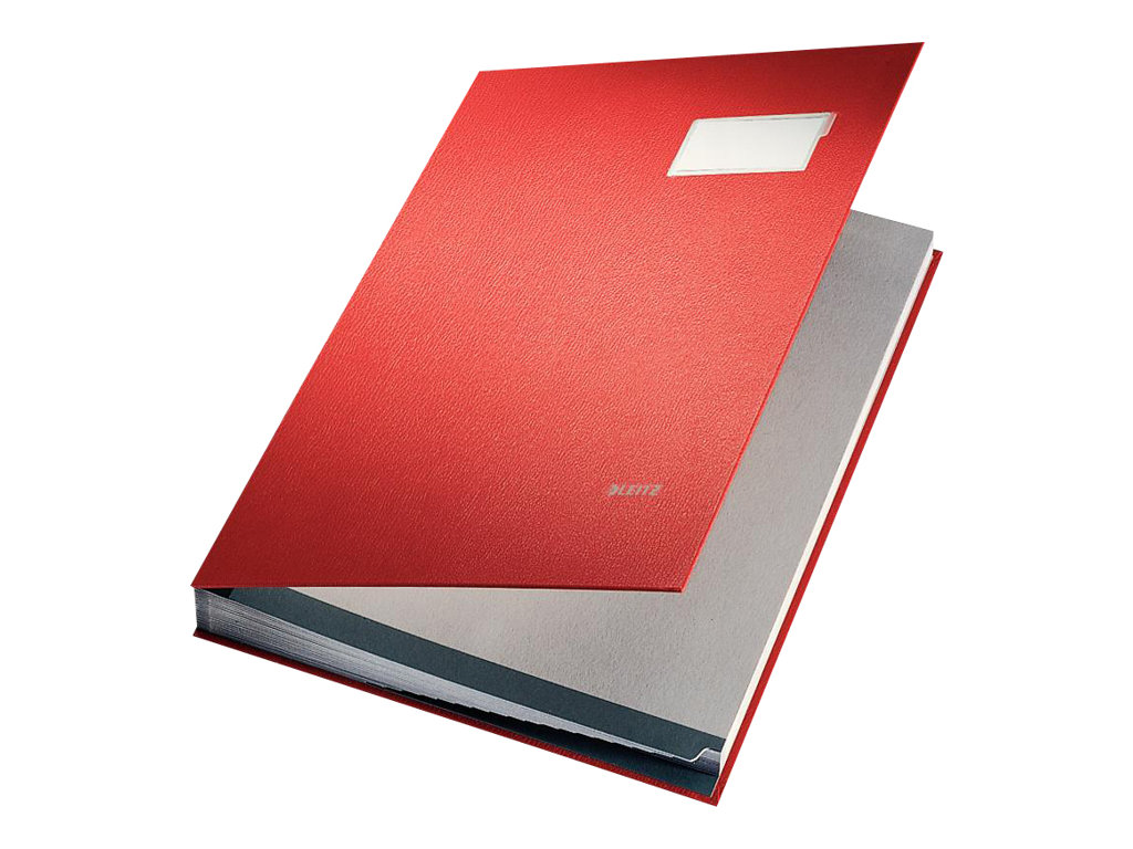 LEITZ Unterschriftenmappe Unterschritsmappe 5700 20 Faecher rot LEITZ Unterschriftenmappe Unterschritsmappe 5700 20 Faecher rot