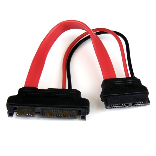 StarTech.com Slimline SATA zu SATA Adapter 15cm mit Strom