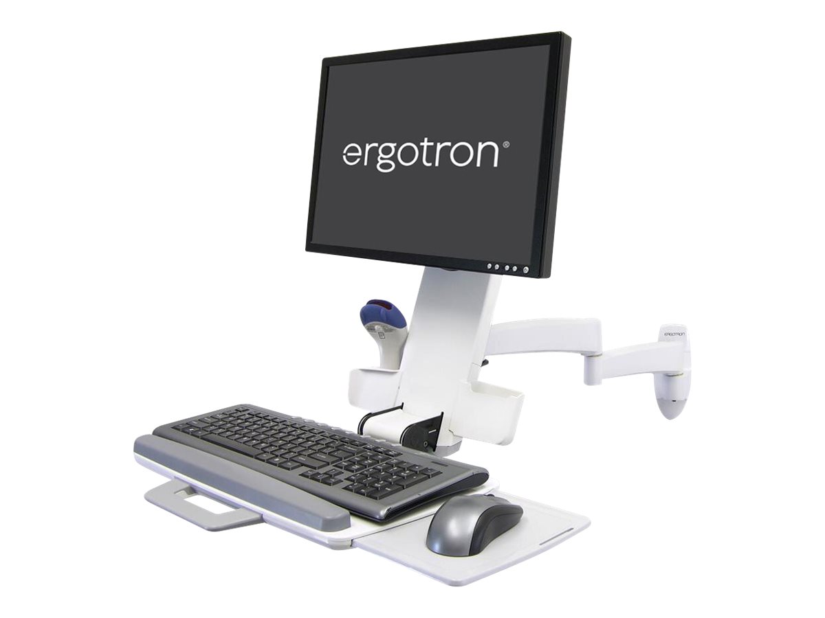 ERGOTRON Combo Arm der Serie 200 weiss fuer LCD bis 61cm 24 Zoll Tastatur Maus Handballenauflage und Barcode Lesegeraet ERGOTRON Combo Arm der Serie 200 weiss fuer LCD bis 61cm 24 Zoll Tastatur Maus Handballenauflage und Barcode Lesegeraet