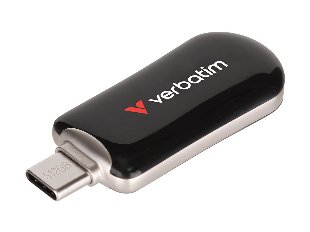 Verbatim Plectra USB-C Flash Drive Black 512GB schwarz