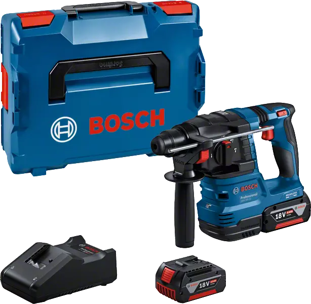 BOSCH Professional GBH 18V22 AkkuBohrhammerSet 18,0 V, mit 2 Akkus