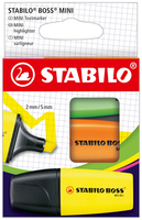 STABILO BOSS MINI Textmarker farbsortiert, 3 St. STABILO BOSS MINI Textmarker farbsortiert, 3 St.