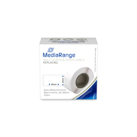 Mediarange Etikettenrollen 28x89mm 130 Stück weiß