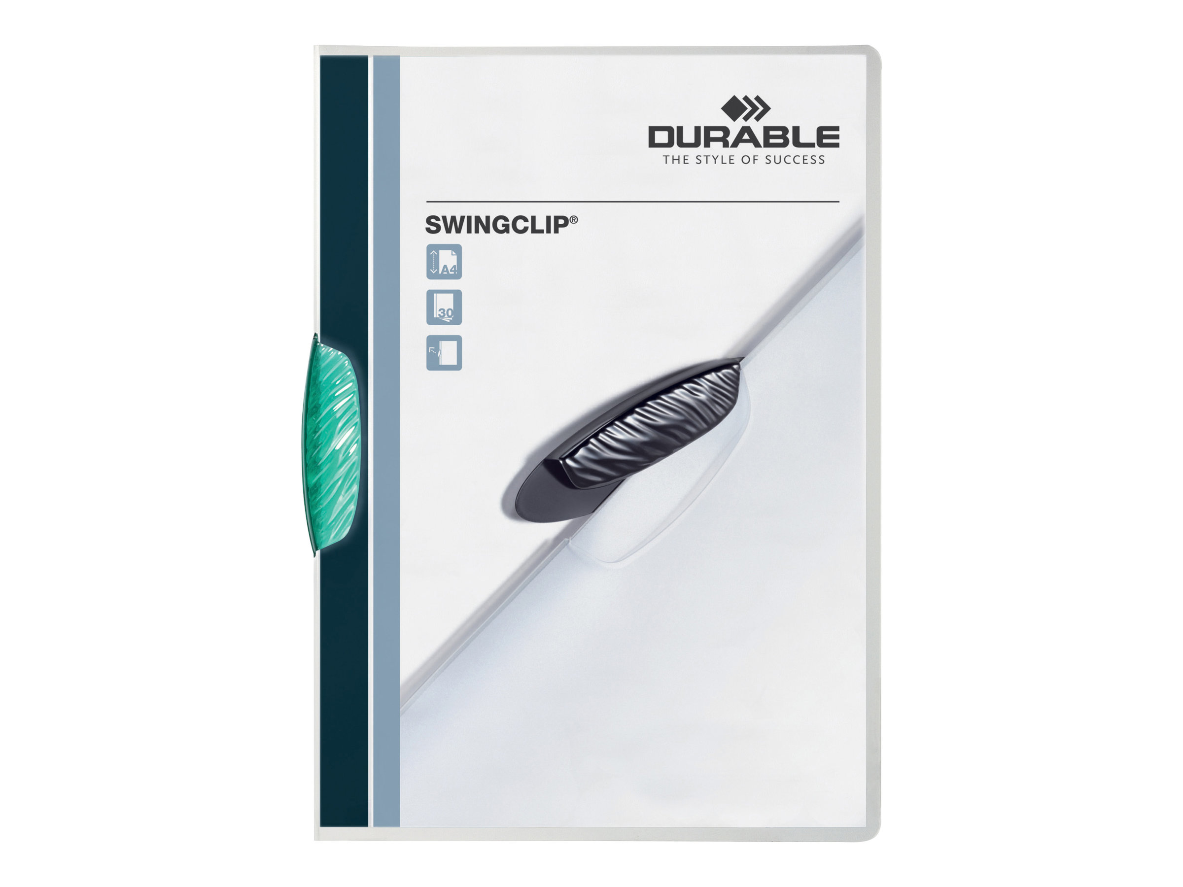 DURABLE Klemmhefter SWINGCLIP dunkelgruen, 25 St