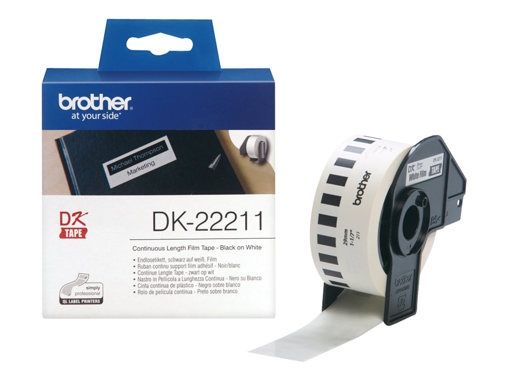 DK22211 BROTHER PT QL550 ETIKETTEN WEISS DK22211 BROTHER PT QL550 ETIKETTEN WEISS