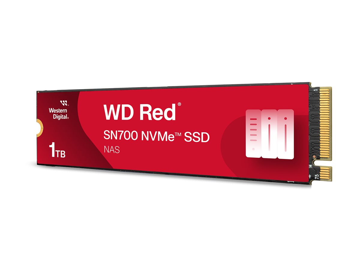 WD Red SSD SN700 NVMe 1TB M.2 2280 PCIe Gen3 8Gb/s internal drive for NAS devices WD Red SSD SN700 NVMe 1TB M.2 2280 PCIe Gen3 8Gb/s internal drive for NAS devices