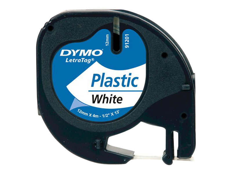 Dymo LetraTAG Kunststoff weiß