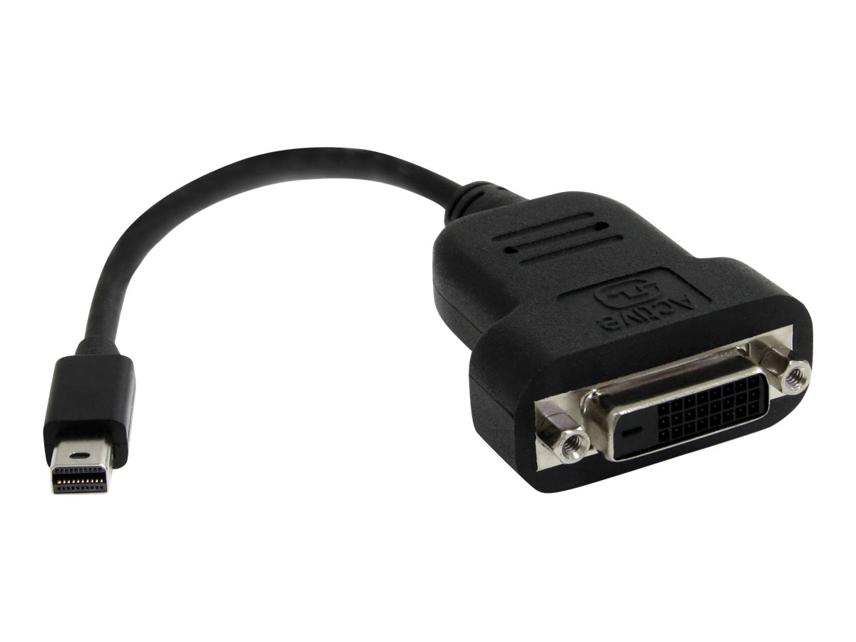 StarTech.com Aktiver Mini DisplayPort auf DVI Adapter - mDP zu DVI (Stecker/Buchse) Konverter - 1920x1200 - DVI-Adapter - 20 cm