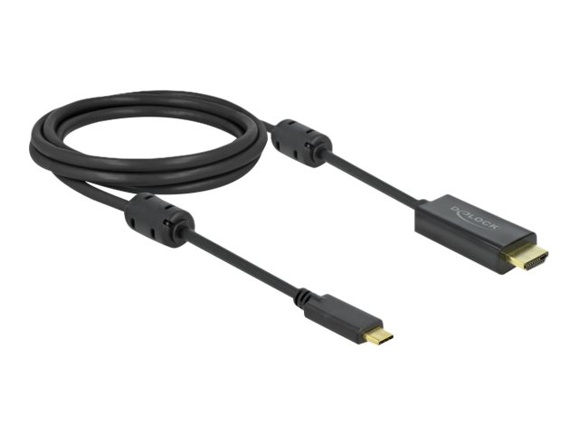 Delock Aktives USB Type-C zu HDMI Kabel (DP Alt Mode) 4K 60 Hz 2 m