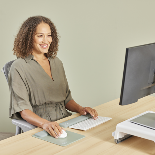 Fellowes Breyta Tastatur-Handgelenkauflage 6x32cm Salbei
