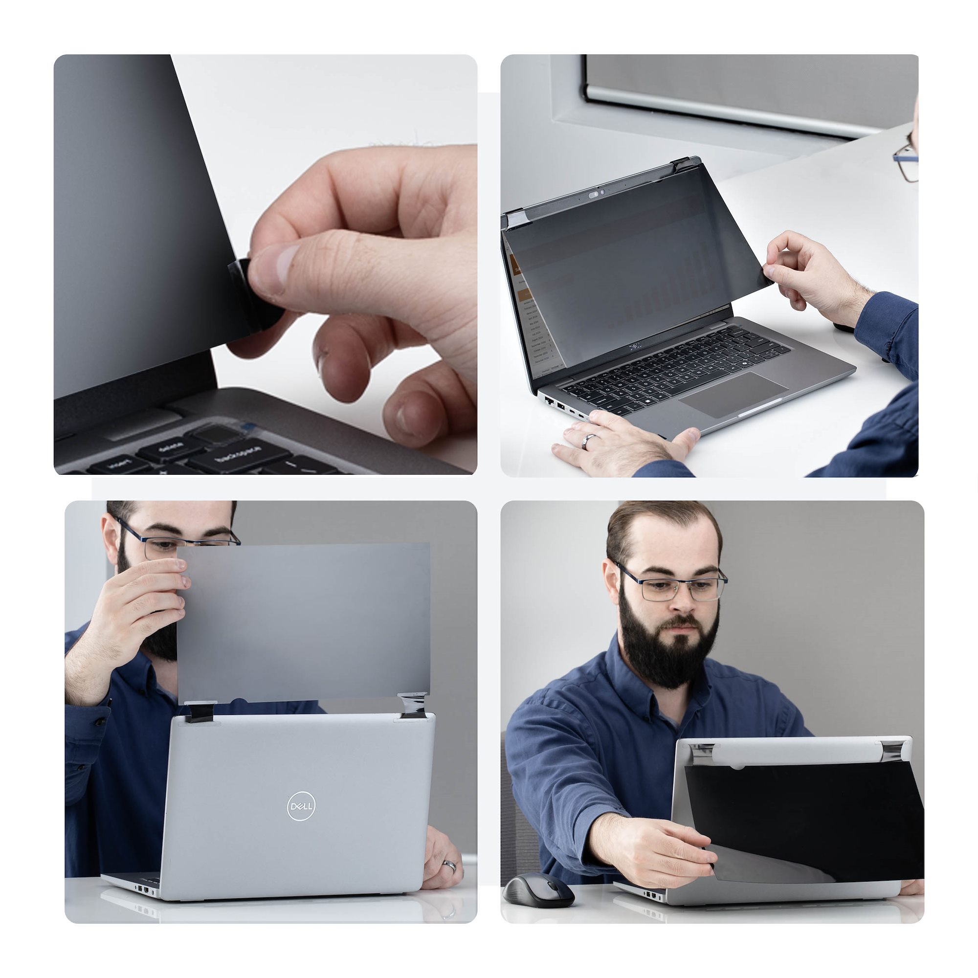 StarTech.com Privacy Screen Filter 16 Zoll 16:10 Bright Touch-Flip-Over