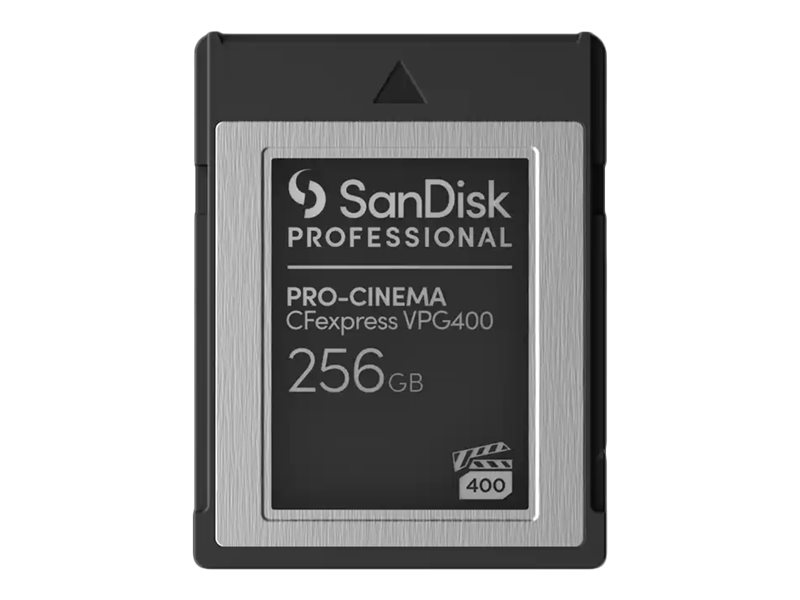 SANDISK Professional PROCINEMA 256GB CFexpress VPG400 Type B Card upto 1700MBs Read 1400MBs Write