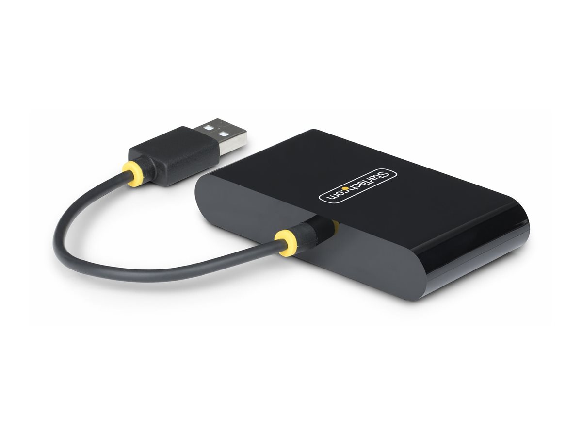 STARTECH.COM 4-Port USB 2.0 Hub USB Busbetrieben Mini USB Hub fur Reisen Multi USB Adapter/Verteiler Mobiler USB Splitter