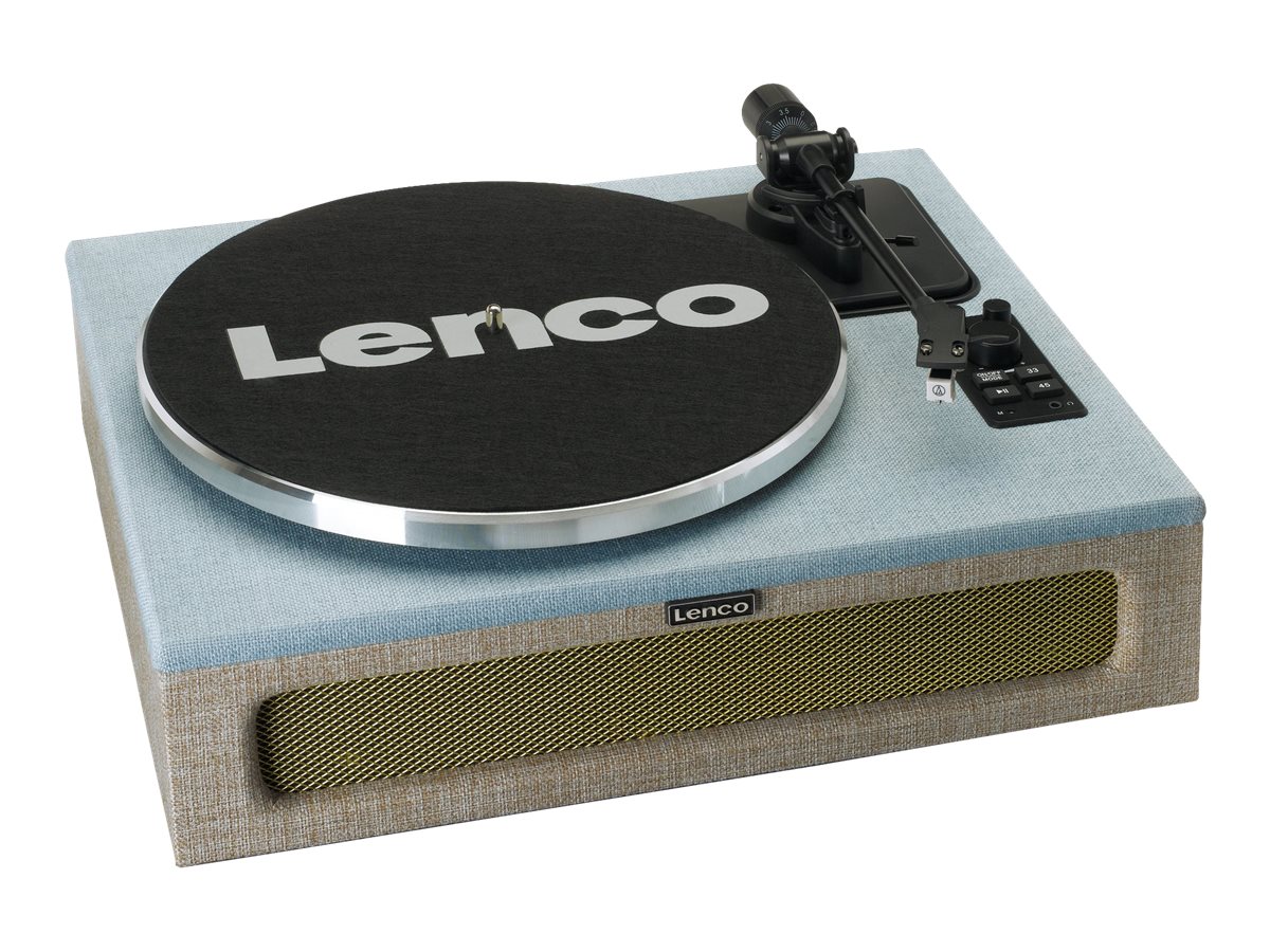LENCO LS440BUBG Plattenspieler mit 4 Lautsprechern