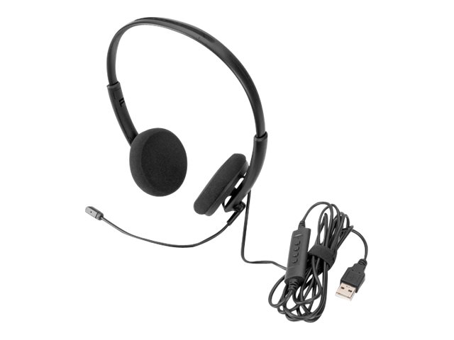 DIGITUS Stereo Office Kopfhörer, On Ear, noise reduction