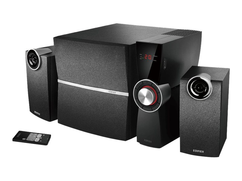 Edifier C2XD - Lautsprechersystem - fuer PC - 2.1-Kanal - 53 Watt (Gesamt)