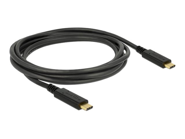 Delock Kabel USB 3.1 Gen 1 USB Type-C St. > USB Type-C St. E-Marker 2m schwarz Delock Kabel USB 3.1 Gen 1 USB Type-C St. > USB Type-C St. E-Marker 2m schwarz