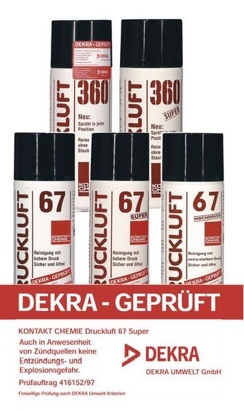 HellermannTyton Kontakt Chemie DRUCKLUFT 67 400 ML