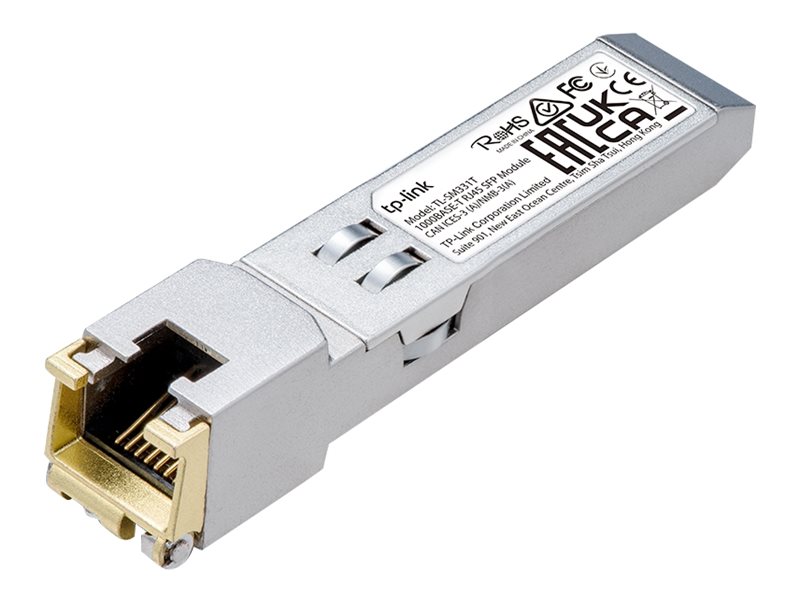 TP-LINK SM331T Omada 1000BASE-T RJ45 SFP Modul 100m Reichweite über UTP Cat 5e oder höher